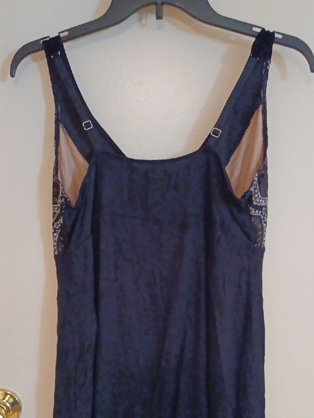 Soma Cool Nights Black Lace Trim Top - Picture 2 of 4